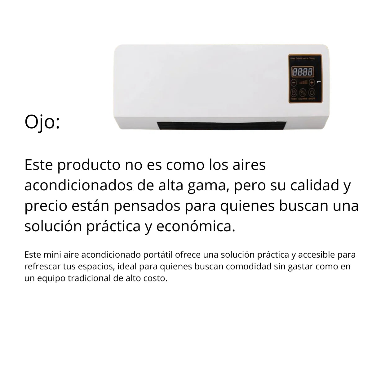 Aire Acondicionado Portátil 2 en 1