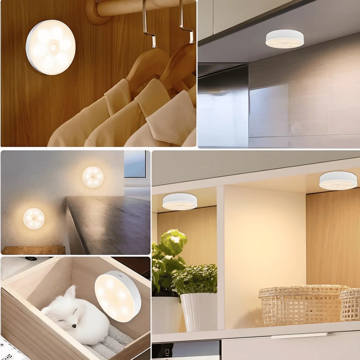 Foco LED recargable con sensor de movimiento