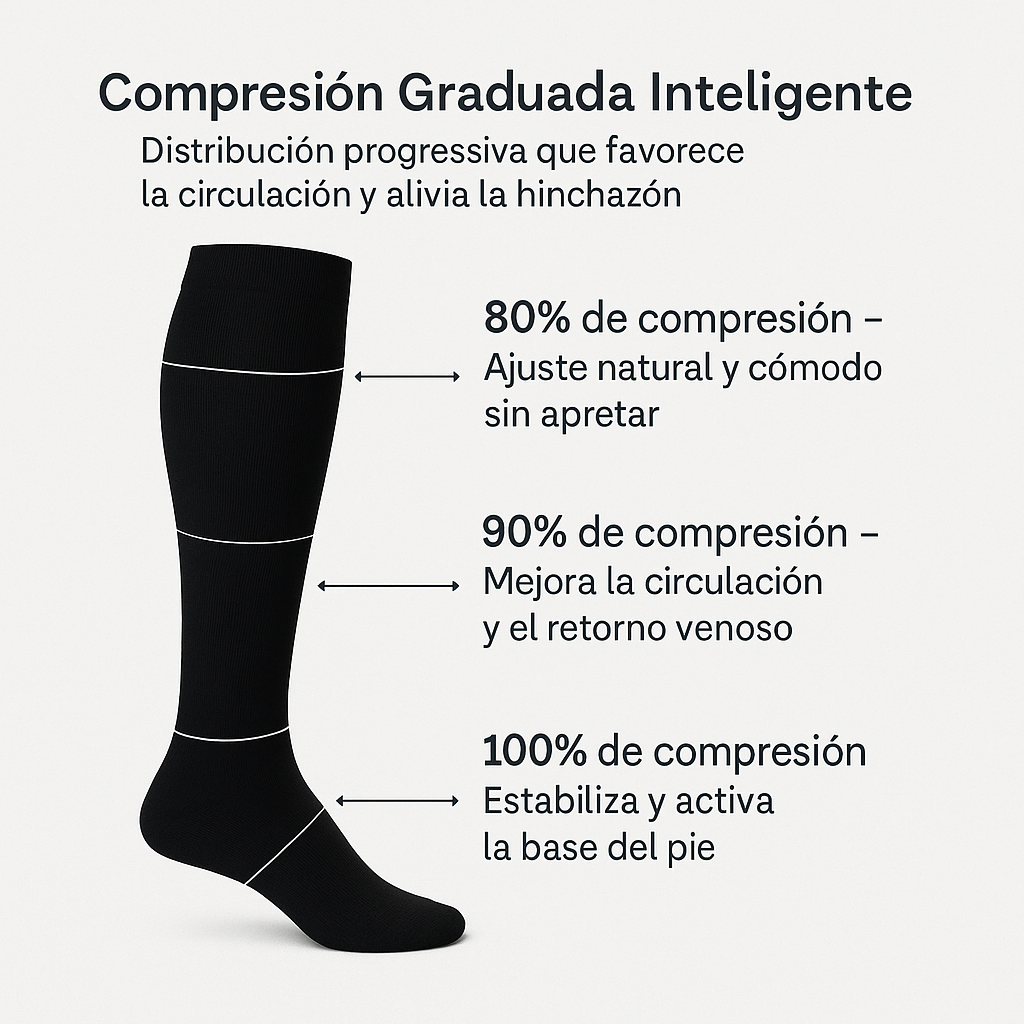 SuaveFlex™ – Calcetines de Compresión Ergonómicos