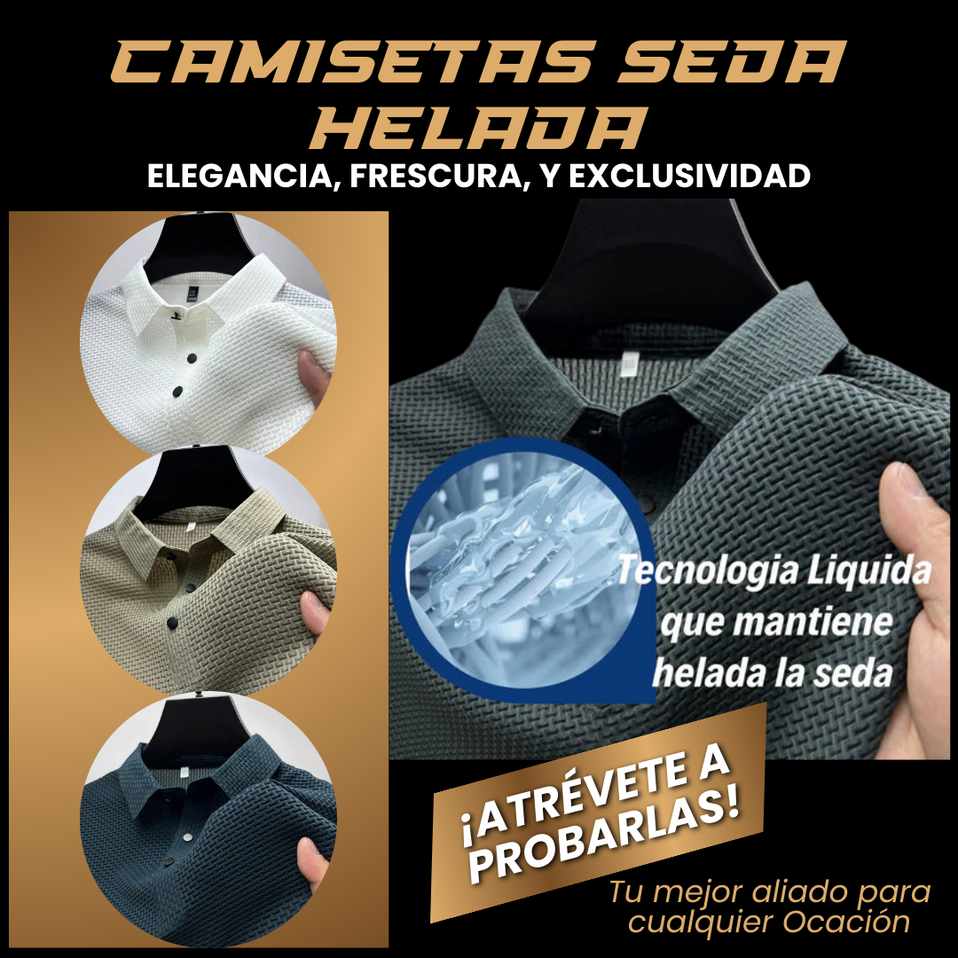 Camisa Polo Seda Suave