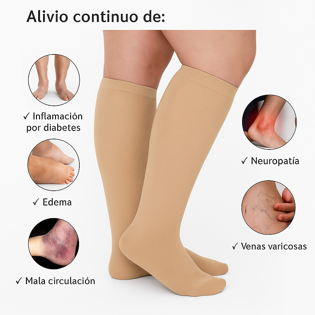 SuaveFlex™ – Calcetines de Compresión Ergonómicos