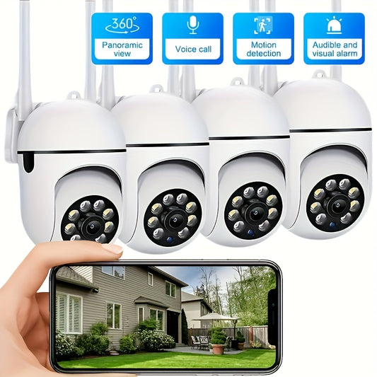 Security Camera with Color Night Vision